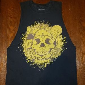 Portland skull sleeveless shirt